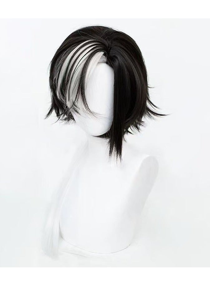 Identity V Joseph Desaulniers Silver Curly Cosplay Wig Synthetic Hair for Game Cos Halloween Party - Image 2