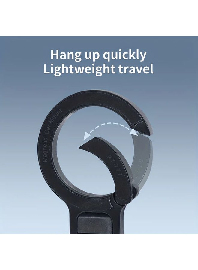 RT 777 Magnetic Phone Tripod Holder Folding Aluminum Alloy Super Strong Quick Mount Clip - Image 5