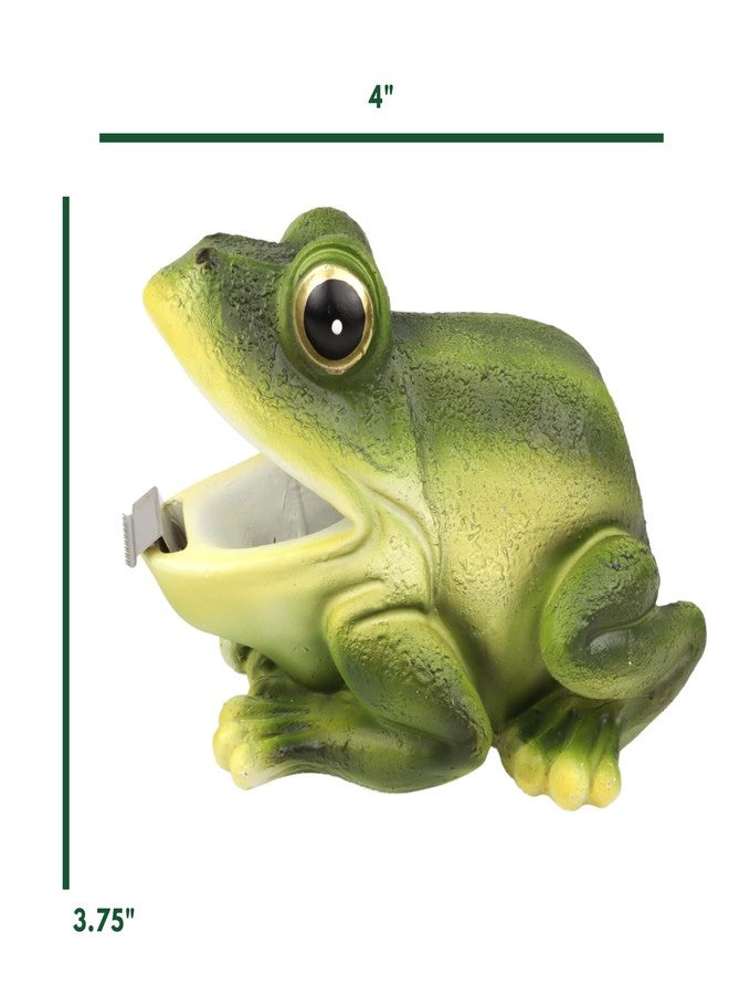 Needzo Green Frog Tape Dispenser, Novelty Office Desk Accessory, Wildlife Themed Decor, 5.5"x4"x3.75" - Image 5