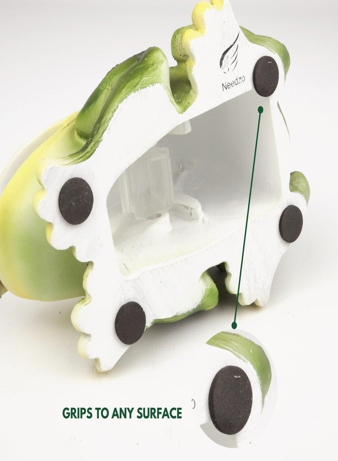 Needzo Green Frog Tape Dispenser, Novelty Office Desk Accessory, Wildlife Themed Decor, 5.5"x4"x3.75" - Image 2