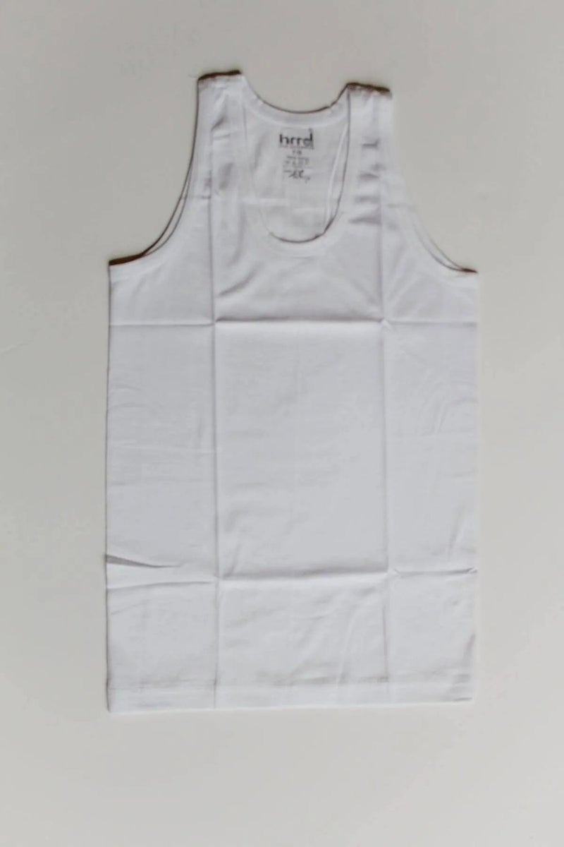 HMD 2013X6 Girl's 6-Piece Ribbed Thick Strap Undershirt-White  - Image 2