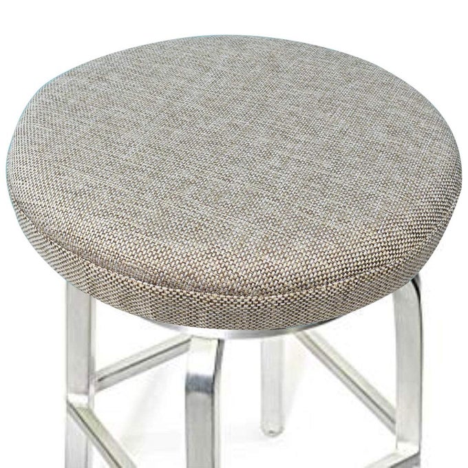 Round bar Stool Covers Linen Sponge bar Stool Cushions Round Chair seat slipcovers 13inch33cm 2
