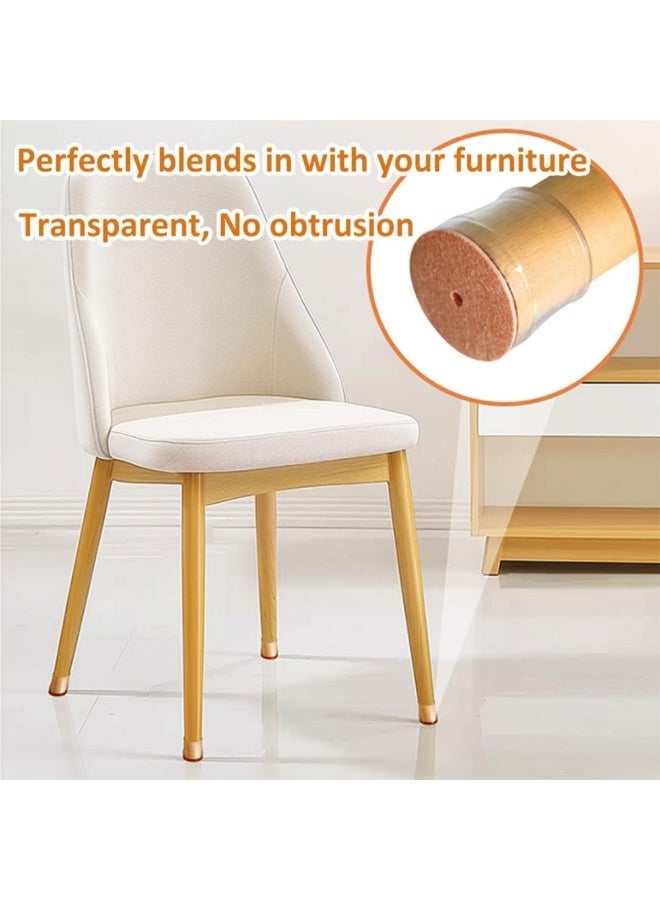 36Pcs Chair Leg Floor Protectors for Hardwood Floors, Furniture Legs Caps with Protect Pads, Non-slip Pads for Scratch and Noise Reduction - Image 3