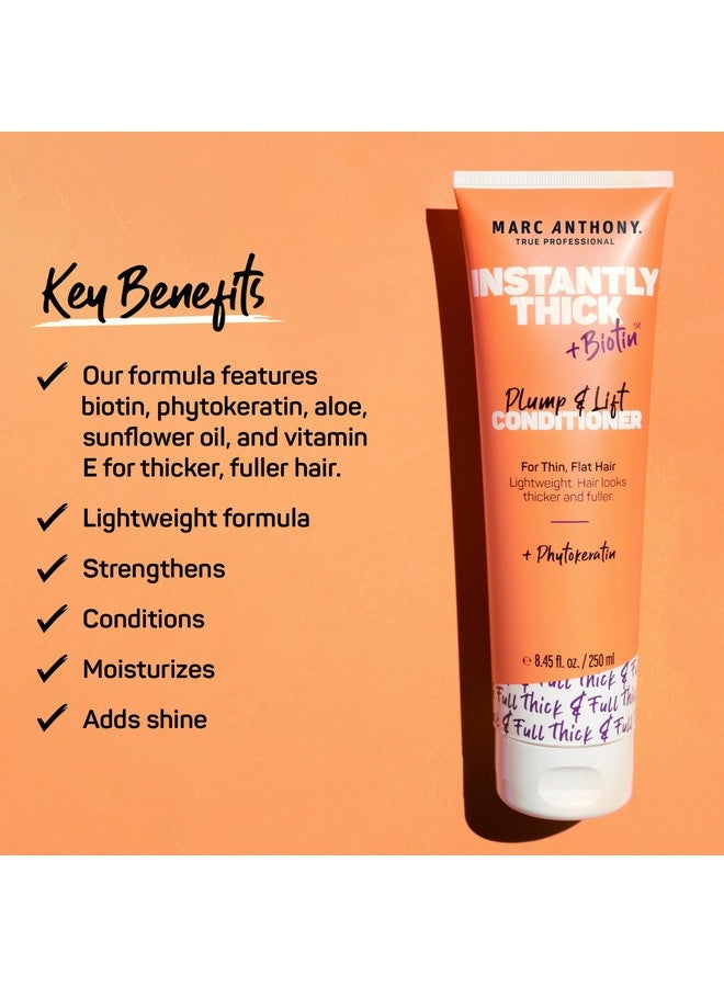 مارك أنتوني بلسم البيوتين المكثف الفوري من مارك أنتوني، 8.45 أونصة - منتج لتكثيف وترطيب الشعر للشعر الخفيف أو المسطح أو الجاف - خالٍ من البارابين والكبريتات والفثالات - Image 2