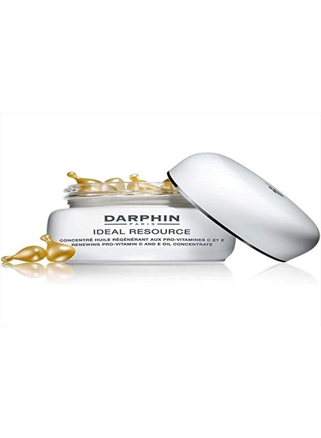 Darphin Ideal Resource Renewing Pro-Vitamin C and E Oil Concentrate Capsules Women 60 Count 