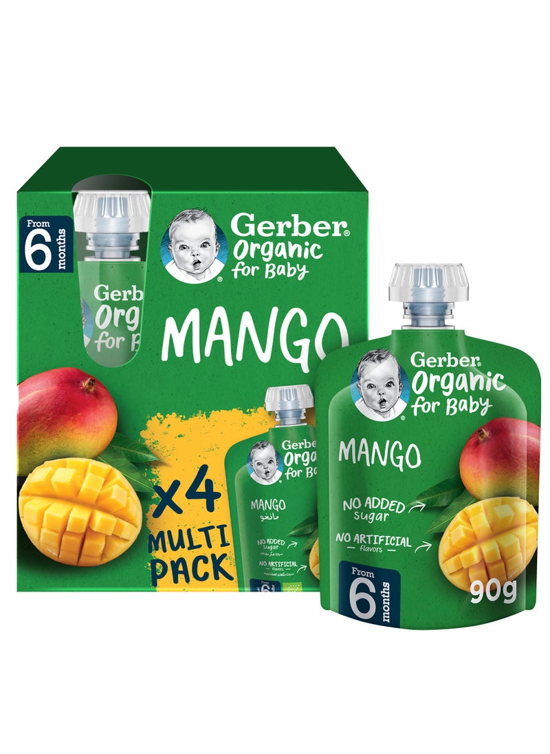 Gerber Organic Mango Puree  - Image 1