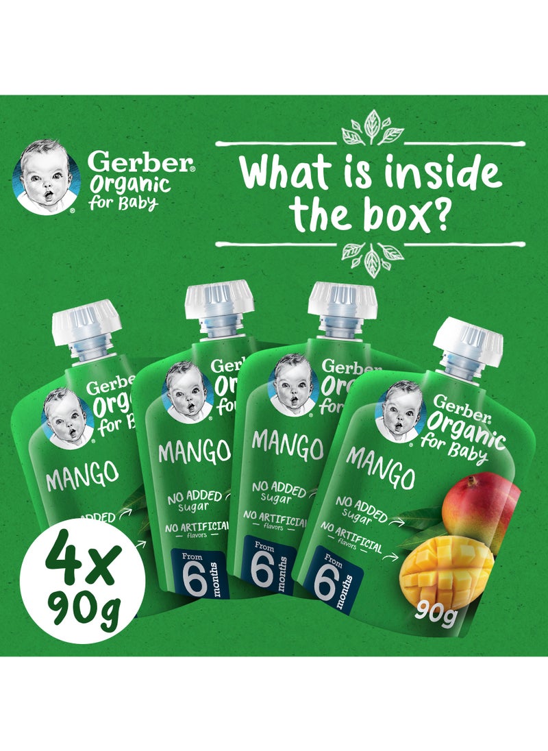Gerber Organic Mango Puree  - Image 3