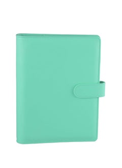 DUNISO A6 Binder PU Leather 6-Ring Notebook Binder Cover With A6 Filler Paper (80 Sheets), Magnetic Buckle Closure Green (131*189 mm)  - Image 2