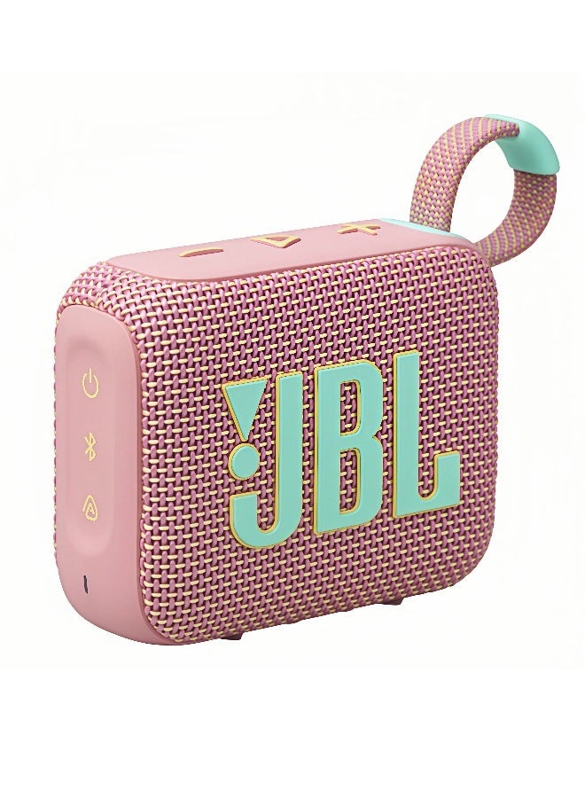 JBL Go4-Portable Waterproof and Dustproof Wireless Bluetooth Speaker, Big Pro Sound with Punchy bass,Built-in long-lasting battery, Made in Part with Recycled Materials Pink - Image 1