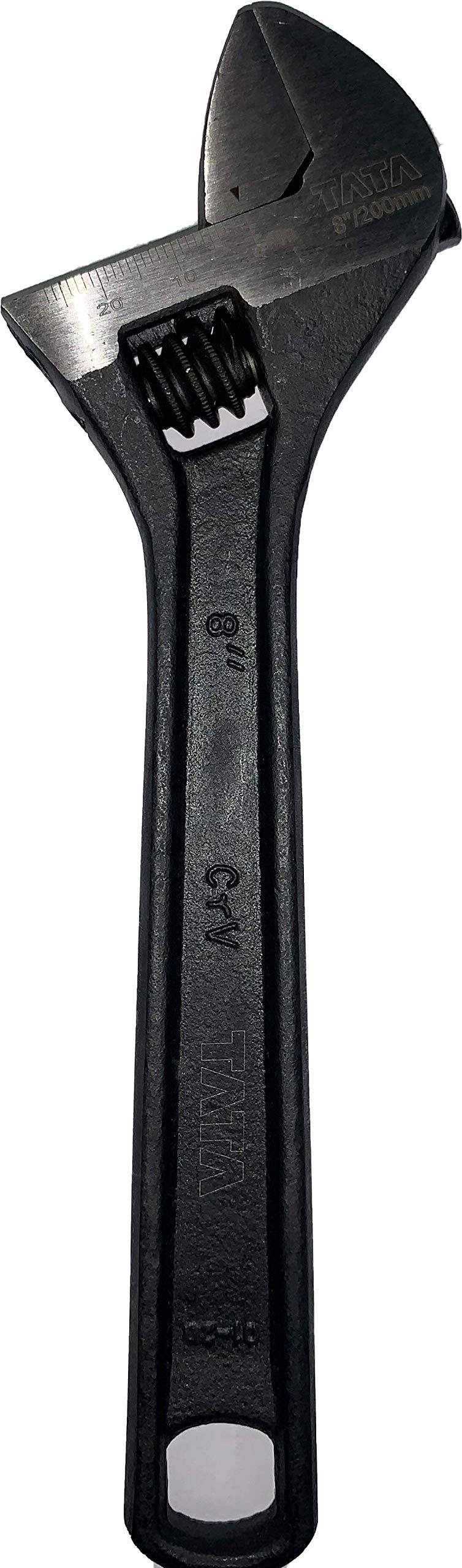 AGRICO TATA Adjustable Spanner Easy Wrench & Spanner, Ideal Plumbing Tools, Adjustable Wrench for All Nut Sizes, Rust-Proof Black Phosphate Coating, Lasered Scale, Universal (8inch/200mm - Pack of 1) - Image 4