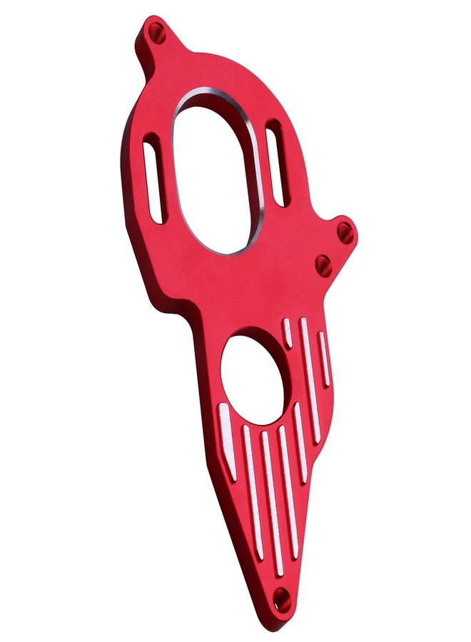 Hobbyfire Adjustable Aluminum Motor Mount for 1/10 ARRMA Granite Mega, Typhon, Big Rock, Senton 3S, Outcast 4S, Kraton 4S RC Cars, Metal Motor Plate Mount Bracket (Red) - Image 4