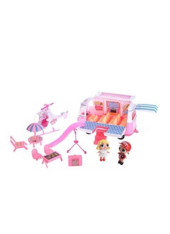 Kids Toys QIQI Holiday Camper Van Cool Motorhome Toy Vehicle Playset for Kids  - Image 2