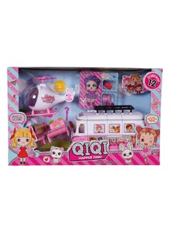 QIQI Holiday Camper Van Cool Motorhome Toy Vehicle Playset for Kids