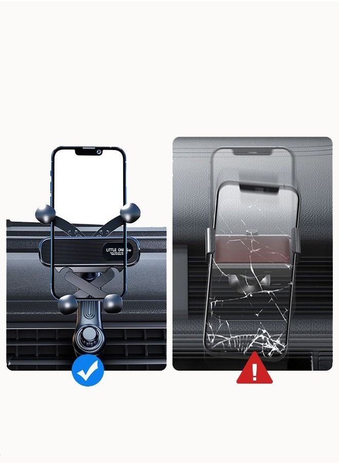 Generic - Universal Car Phone Holder – Gravity Auto-Lock Air Vent Mount, Adjustable & Noise-Free Design - Image 1