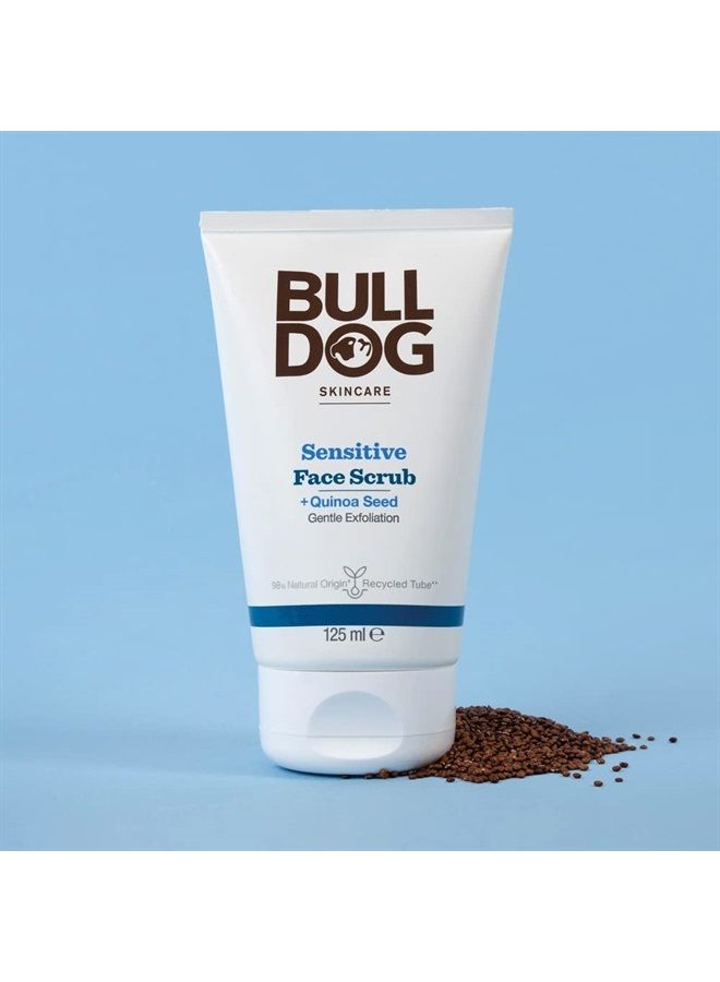 BULLDOG Skincare for Men | Sensitive Face Scrub | Gentle Exfloliating Scrub | 125 ml - Image 2