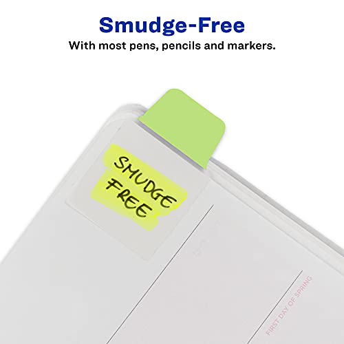 Avery Mini Ultra Tabs, 1" x 1.5", 2-Side Writable, Assorted Pastel Colors, 40 Repositionable Tabs (74761) - Image 4