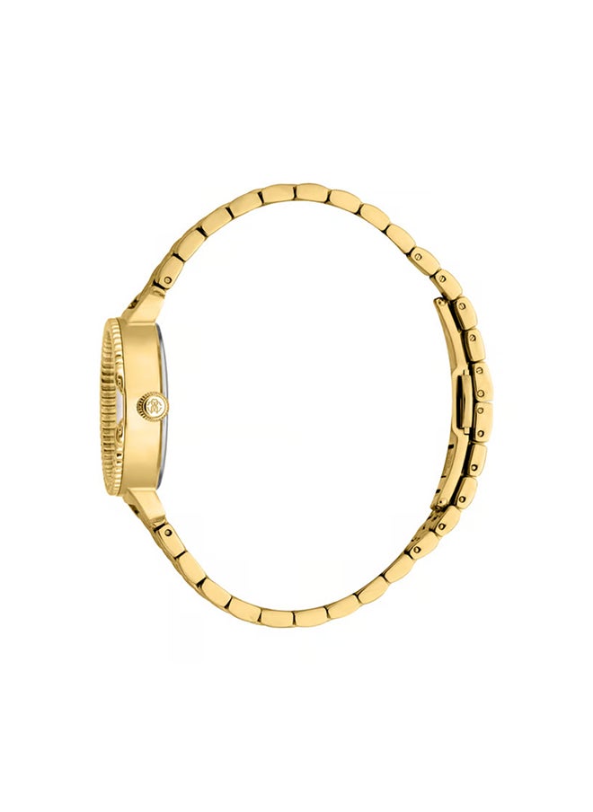 roberto cavalli ساعة يد نسائية أنالوج من الفولاذ المقاوم للصدأ RC5L061M0055 SET - 25 مم  - Image 3