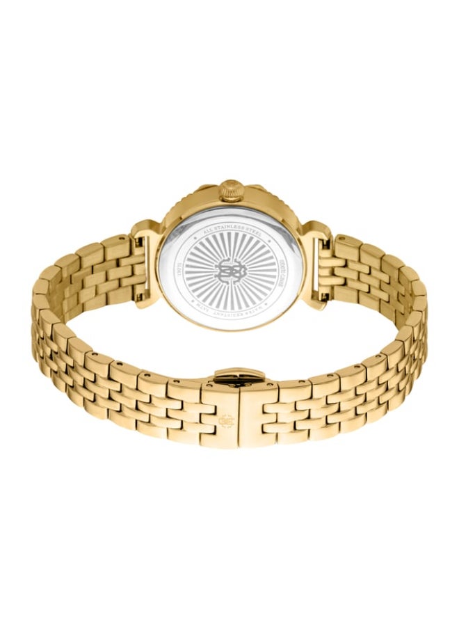 roberto cavalli ساعة يد نسائية أنالوج من الفولاذ المقاوم للصدأ RC5L061M0055 SET - 25 مم  - Image 5