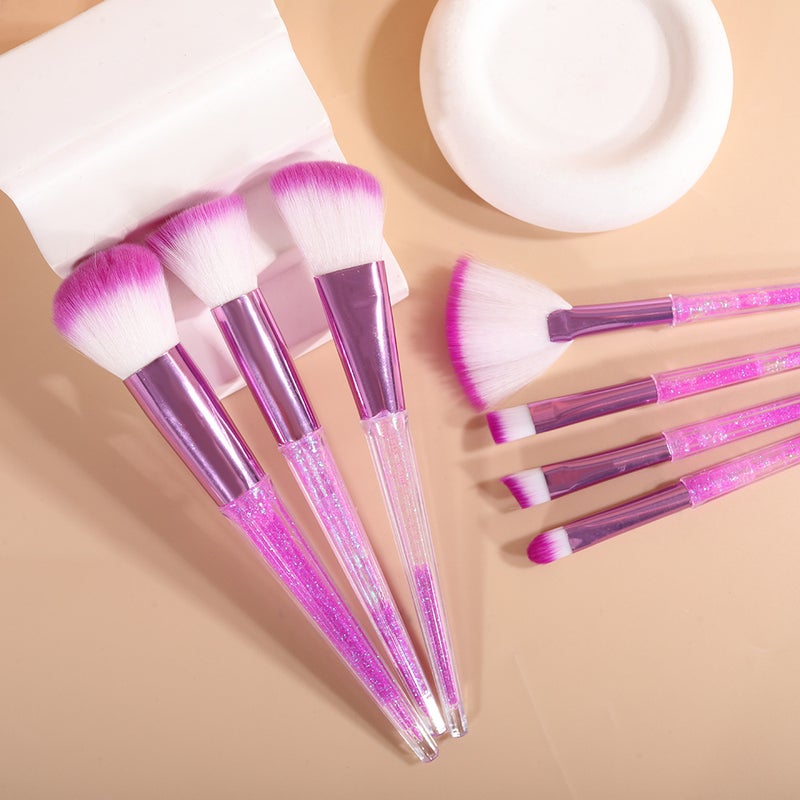 Source Factory Spot Pvc Packaging Quicksand Makeup Brush Set Blush Loose Powder Eye Shadow Brush Beauty Tools Wholesale - Image 5