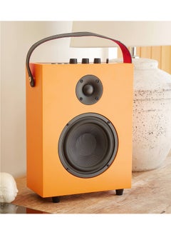 Steepletone Redefy Luxury Wireless Speaker Premium Sound Bluetooth Wireless Connectivity Removable Front Cover Vibrant Colors Sturdy Feel with High Fidelity Speaker Sound Portable Aesthetic Home Decor (Orange)  - Image 2