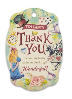 Generic 50pcs  tea party Theme Thank You Gift heavy paper cardstockTag Favor Tags  - Image 1