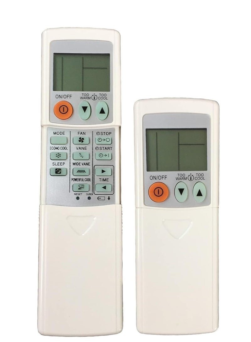 Gulf Trend Universal Replacement Remote Control for Electric Mr Slim Air Conditioner – Compatible with MSZ-GL06NA, MSZ-GL09NA, MSZ-GL12NA Models – No Setup Required, Long-Range IR Signal, User-Friendly Design, Ergonomic, Reliable Performance, Ideal for Home or Office AC Units - Image 2