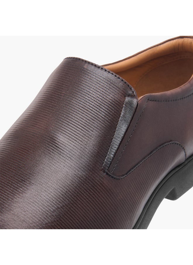 DUCHINI Men's Solid Slip-On Loafers  - Image 4