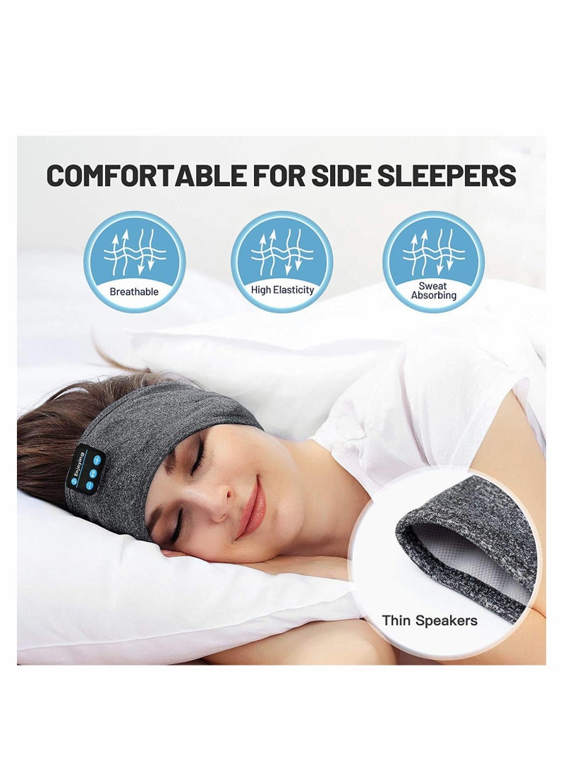Excefore Sleep Headphones Wireless, V5.0 Sports Headband Headphones with Ultra-Thin HD Stereo Speakers, Ultra-Soft Sleeping Headphones, for Sports, Yoga, Side Sleepers, Air Travel and Relaxation - Image 2