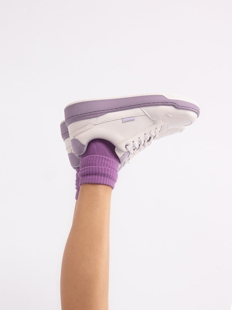 Bacca Bucci Women’s Vibe City Sneakers – Low-Top Shoes in Lavender UK 6 - Image 2