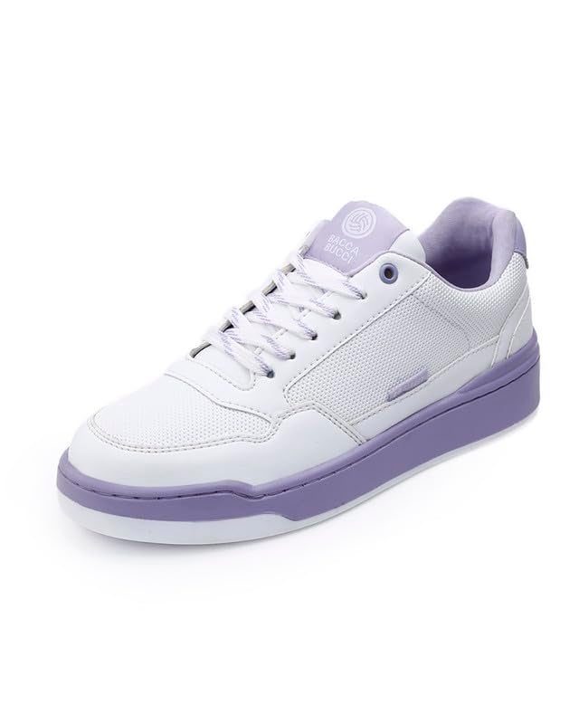 Bacca Bucci Women’s Vibe City Sneakers – Low-Top Shoes in Lavender UK 6 - Image 1