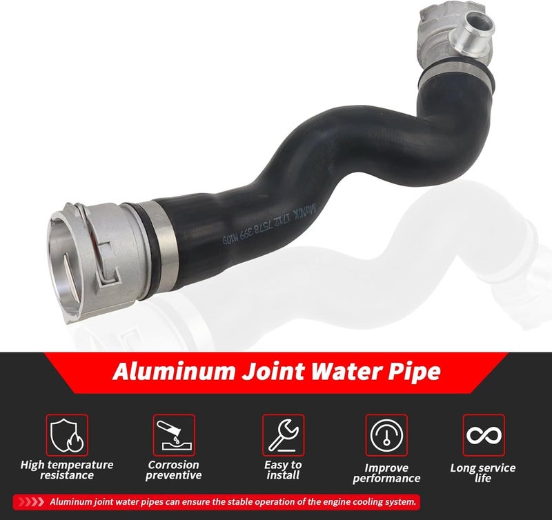 Radiator Hose, Suitable 2010-2016 For BMW 523i 530i 730Li, Replace Number 17127578399 - Image 2
