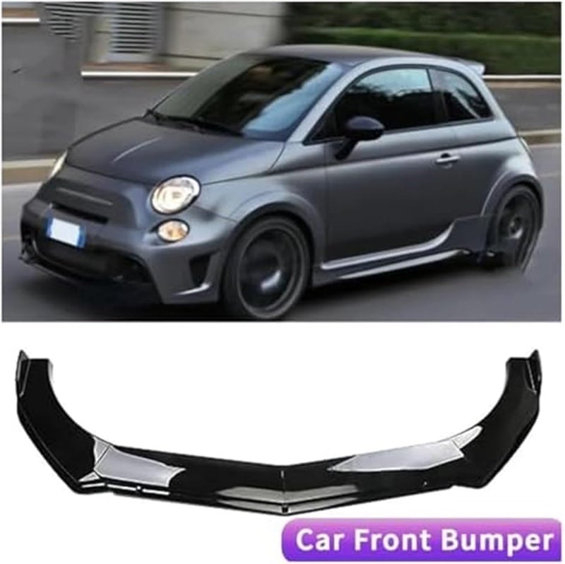 Wivplex Front Bumper Lip Spoiler Kit for Fiat 500 595 - Image 4