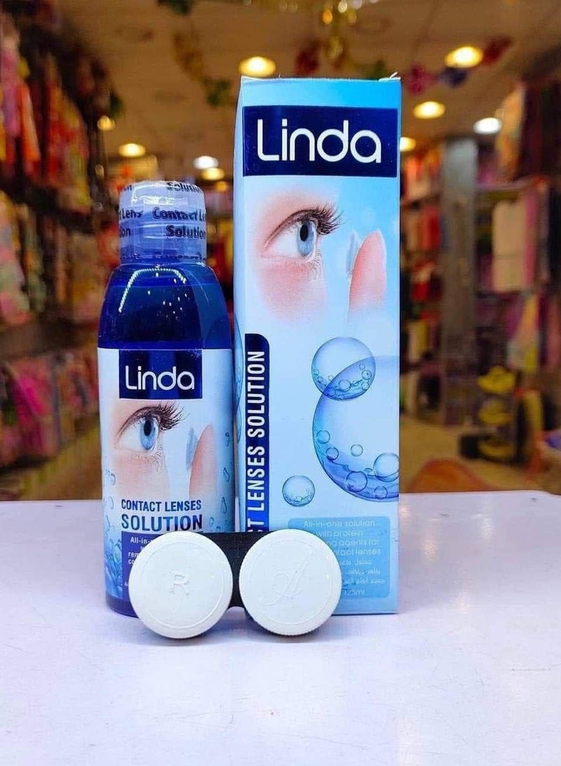 Multi-Purpose Contact Lens Solution All in One + Lens Case – 125ml