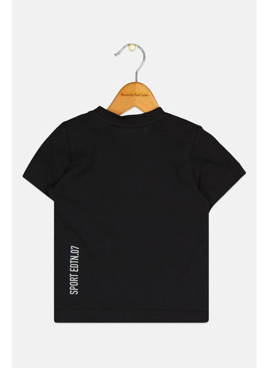 DSQUARED2 Toddlers Boy Crew Neck Short Sleeve Graphic Print T-Shirt, Black  - Image 2