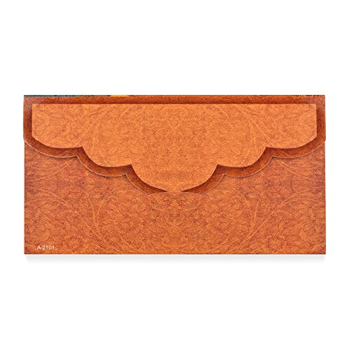 Fonsie cash shagun fancy design envelopes pack of 10 for gifting money on wedding gift| baby shower gift| shagun| family gatherings(Ganesh ji popup design). - Image 3