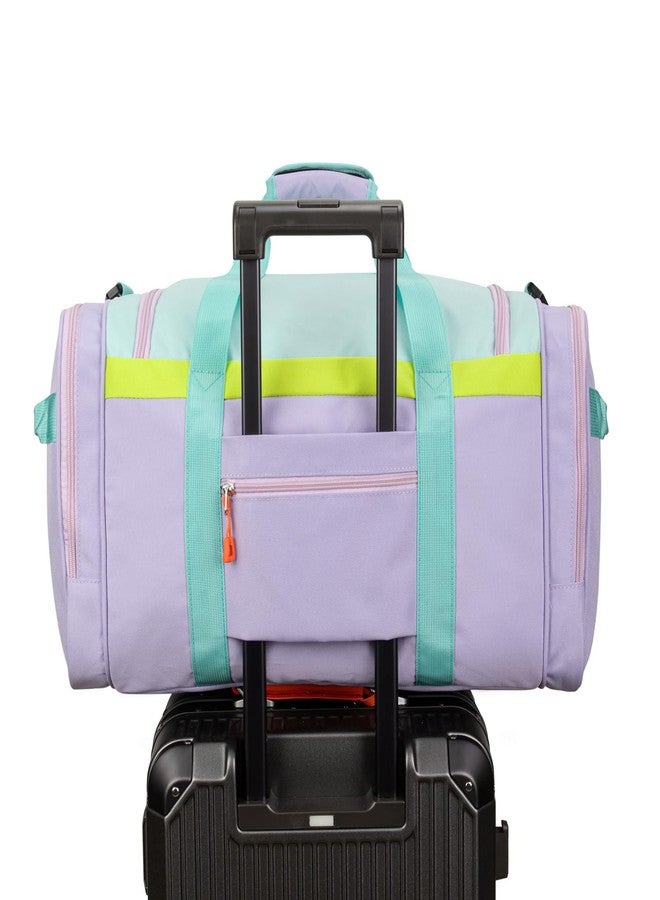 HawLander Large Kids Duffle Bag for Travel, Overnight, or Weekender, 22" inch, Light Green, 22.0"L x 12.0" H x 12.0"W, Duffle Bag for Travel - Image 3