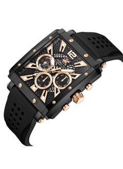 BEVERLY HILLS POLO CLUB BEVERLY HILLS POLO CLUB Men's Multi Function Black Dial Watch - BP3661X.651  - Image 4