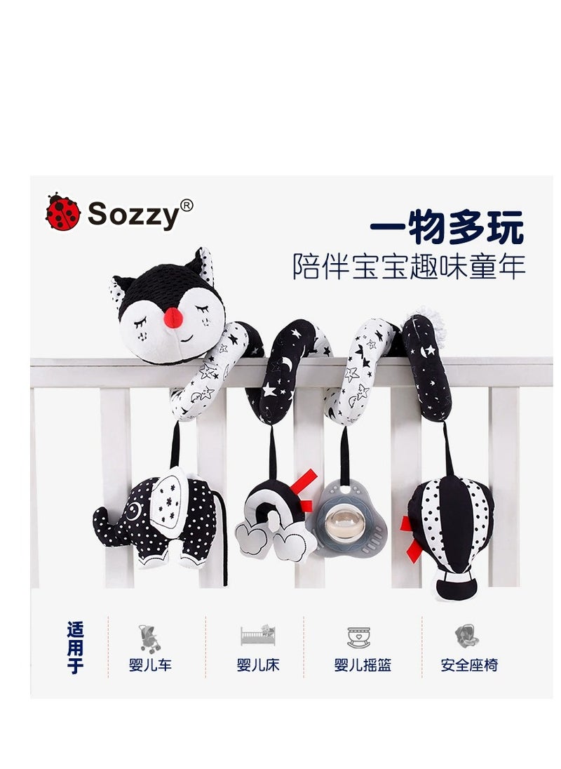 Sozzy - Baby stroller crib 0-1 year old Puzzle car hanging bed pendant crib wrap toy - Image 1
