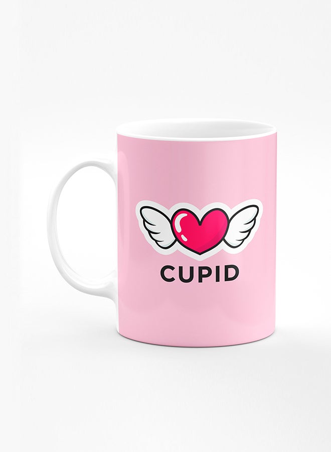 Stylizedd Designer Printed Coffee Mug with Heavy Duty Handle 11oz Ceramic Personalised Gift Mugs Cup [Microwave Safe & Dishwasher Proof] - Cupid - Image 1
