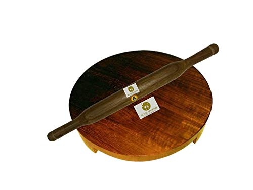 ARMAN SPOONS لوح خشبي ملكي ودولاب خشب تيك طقم شاكلا بيلان بولبات بيلان صانع شاباتي من 2 قطعة - Image 1