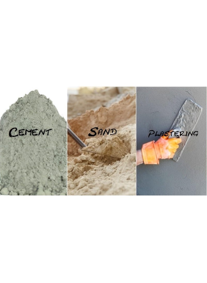 RACO Quickset Portland Cement and White Sand Kit for Household and DIY Projects (1 Kg Cement & 3 Kg Sand)  - Image 5