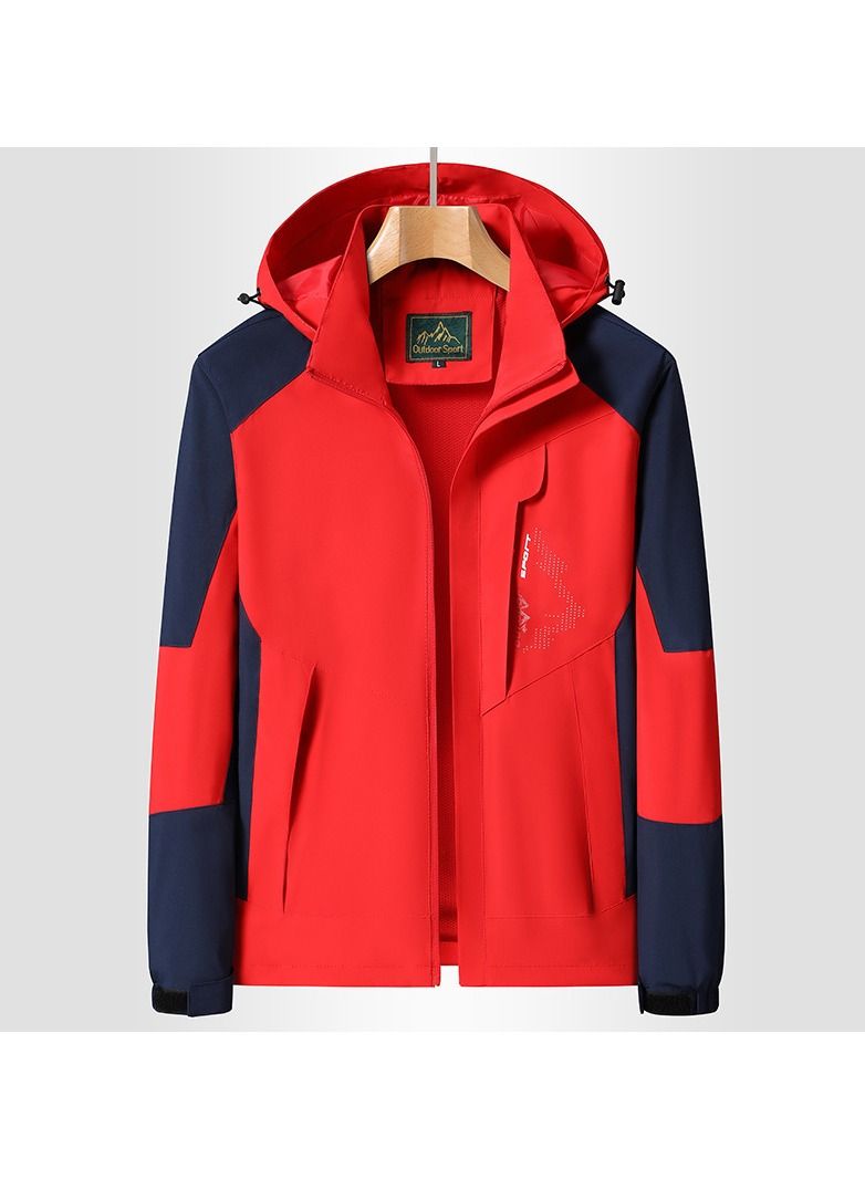 Loquat Thin Outdoor Hooded Windproof And Waterproof Overcoat