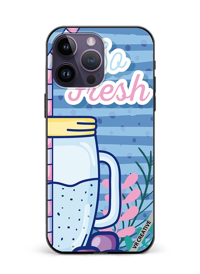 VR CREATIVE Protective Case Cover For Apple iPhone 15 Pro Max Refreshing Juice Design Multicolour - Image 1