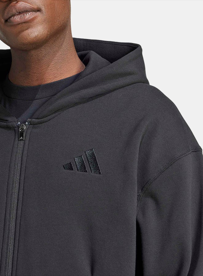 Adidas ALL SZN French Terry Full-Zip Hoodie - Image 5