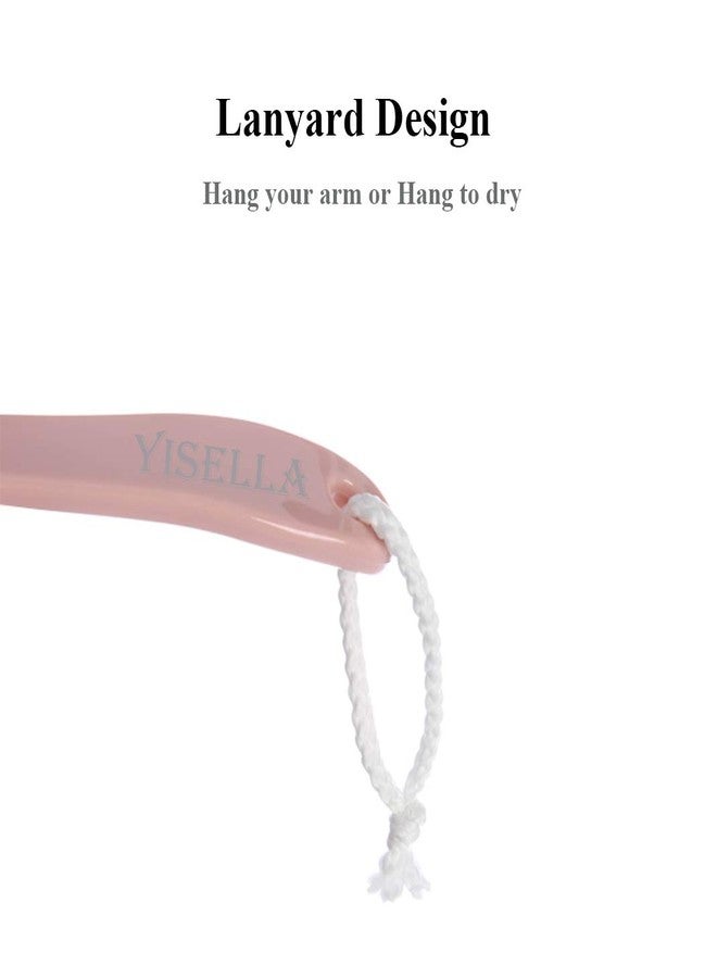 Yisella Back Brush Long Handle for Shower Sponges for Women,Back Shower Scrubber Loofah On A Stick Lufa with Long Handle - Image 5
