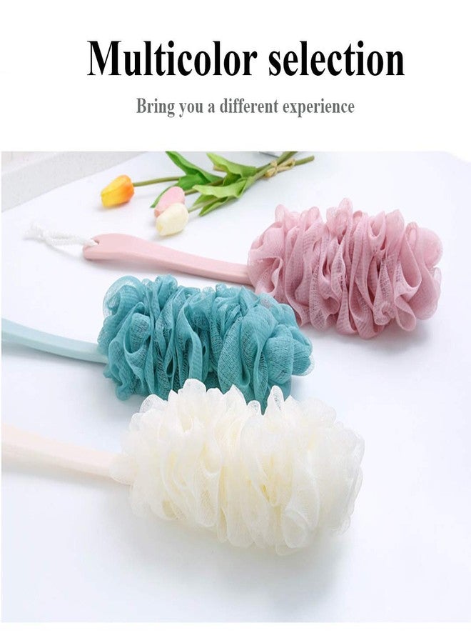 Yisella Back Brush Long Handle for Shower Sponges for Women,Back Shower Scrubber Loofah On A Stick Lufa with Long Handle - Image 3
