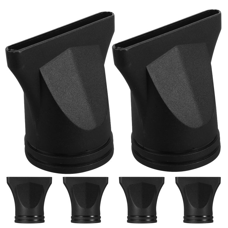 6 Pcs Narrow Hair Dryer Concentrator Nozzle 4.4 4.6cm Diameter Plastic Replacement - Image 2