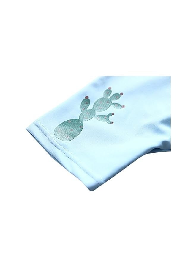 Baby Toddler Boys Two Pieces Swimsuit Set Swimwear Dinosaur Bathing Suit Rash Guards with Hat UPF 50+ - Image 5