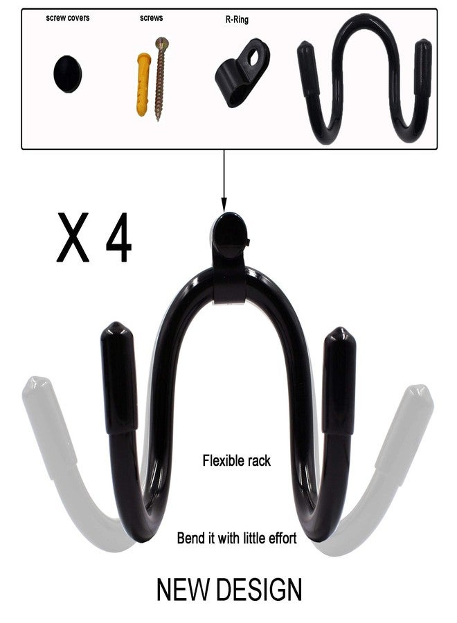 YYST Universal Game Controller Organizer Wall Rack Wall Mount Wall Clip Wall Hanger Compatible With Xbox One PS4 Switch Pro Game controller 4/PK - NO GAME CONTROLLER - No Falling - Image 2