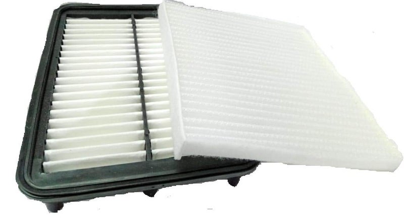 OGLS CAR ENGINE AIR FILTER + AC FILTER SET OF 2PCS COMPATIBLE WITH BEAT - DIESEL - Image 1